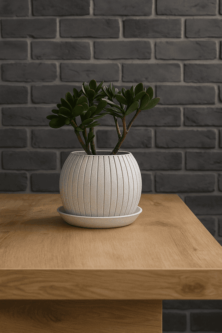 Hovedbilde Marmorlinje blomsterpotte